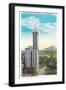 Smith Tower Building, Seattle - Seattle, WA-Lantern Press-Framed Art Print