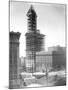 Smith Tower Construction Photograph - Seattle, WA-Lantern Press-Mounted Art Print