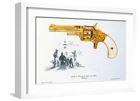 Smith & Wesson, 22 Calibre-J^ Pritchard-Framed Premium Giclee Print