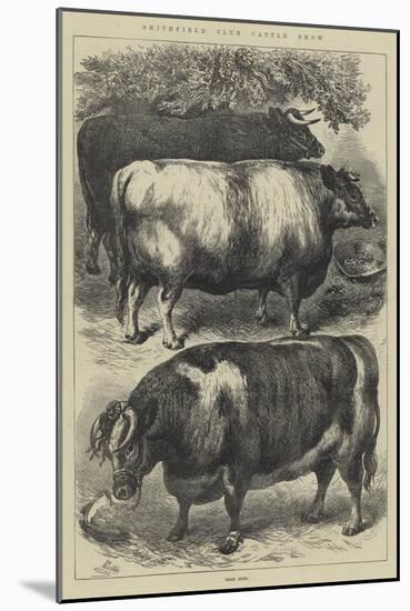 Smithfield Club Cattle Show, Prize Oxen-Samuel John Carter-Mounted Giclee Print