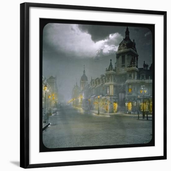 Smithfield Market by Night-null-Framed Photographic Print