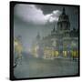 Smithfield Market by Night-null-Stretched Canvas