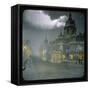 Smithfield Market by Night-null-Framed Stretched Canvas