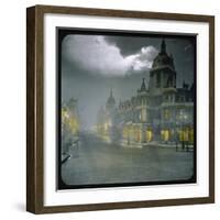 Smithfield Market by Night-null-Framed Photographic Print