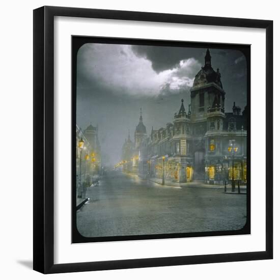 Smithfield Market by Night-null-Framed Photographic Print