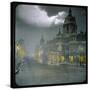 Smithfield Market by Night-null-Stretched Canvas