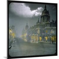 Smithfield Market by Night-null-Mounted Photographic Print