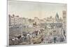 Smithfield Market, City of London, 1855-null-Mounted Giclee Print