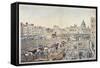 Smithfield Market, City of London, 1855-null-Framed Stretched Canvas