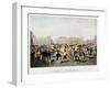 Smithfield Market, London, C1840-Frederick Christian Lewis-Framed Giclee Print