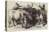 Smithfield Market, the Drover's Goad-Harrison William Weir-Stretched Canvas
