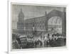 Smithfield Meat Market in London at 2 O'Clock in the Morning-null-Framed Art Print