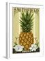 Smithfield, Virginia - Colonial Pineapple-Lantern Press-Framed Art Print