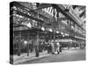 Smithfields Market Almost Empty Because of the Postwar Shortage on Meat-Cornell Capa-Stretched Canvas