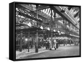 Smithfields Market Almost Empty Because of the Postwar Shortage on Meat-Cornell Capa-Framed Stretched Canvas