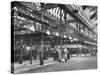 Smithfields Market Almost Empty Because of the Postwar Shortage on Meat-Cornell Capa-Stretched Canvas
