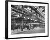 Smithfields Market Almost Empty Because of the Postwar Shortage on Meat-Cornell Capa-Framed Photographic Print