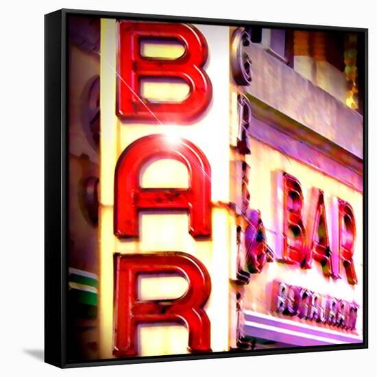 Smiths Bar, New York-Tosh-Framed Stretched Canvas