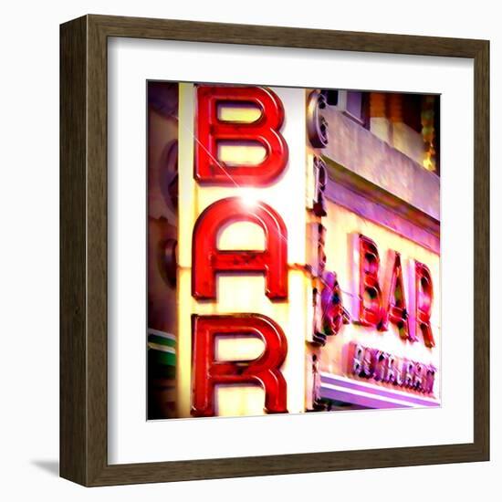 Smiths Bar, New York-Tosh-Framed Art Print