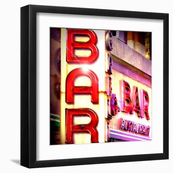 Smiths Bar, New York-Tosh-Framed Art Print