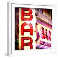 Smiths Bar, New York-Tosh-Framed Art Print