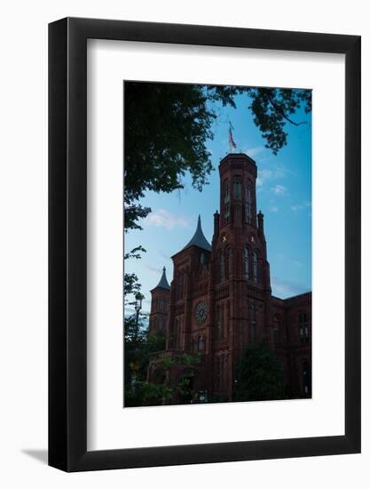 Smithsonian Castle Dawn-Steve Gadomski-Framed Photographic Print