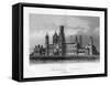 Smithsonian Institution in Washington-A Krausse-Framed Stretched Canvas