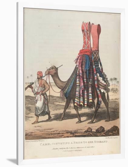 Smithsonian Libraries: Camel Conveying a Bride to her Husband-null-Framed Art Print