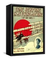 Smithsonian Libraries: Come, Josephine, in my Flying Machine (Up she Goes!)-null-Framed Stretched Canvas