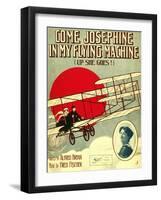 Smithsonian Libraries: Come, Josephine, in my Flying Machine (Up she Goes!)-null-Framed Art Print