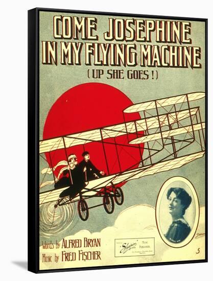 Smithsonian Libraries: Come, Josephine, in my Flying Machine (Up she Goes!)-null-Framed Stretched Canvas