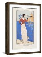 Smithsonian Libraries: Costumes Parisiens by Georges Barbier-null-Framed Art Print