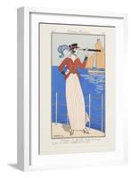 Smithsonian Libraries: Costumes Parisiens by Georges Barbier-null-Framed Art Print