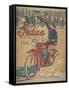 Smithsonian Libraries: Indian Motorcycle Cover-null-Framed Stretched Canvas