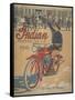 Smithsonian Libraries: Indian Motorcycle Cover-null-Framed Stretched Canvas