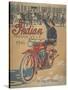 Smithsonian Libraries: Indian Motorcycle Cover-null-Stretched Canvas