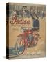 Smithsonian Libraries: Indian Motorcycle Cover-null-Stretched Canvas