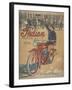 Smithsonian Libraries: Indian Motorcycle Cover-null-Framed Art Print