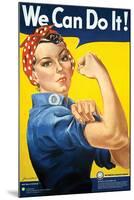 Smithsonian- Rosie The Riveter-null-Mounted Poster