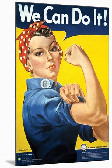 Smithsonian- Rosie The Riveter-null-Mounted Poster