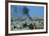 Smoke Billowing from Amman, Jordan-Peter Skingley-Framed Photographic Print