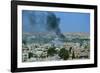 Smoke Billowing from Amman, Jordan-Peter Skingley-Framed Photographic Print