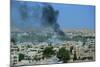 Smoke Billowing from Amman, Jordan-Peter Skingley-Mounted Photographic Print