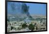 Smoke Billowing from Amman, Jordan-Peter Skingley-Framed Photographic Print