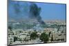 Smoke Billowing from Amman, Jordan-Peter Skingley-Mounted Photographic Print