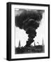 Smoke Billowing from an Oil Well Fire-null-Framed Photographic Print