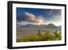Smoke billowing from Mount Bromo volcano, Java, Indonesia-Paul Williams-Framed Photographic Print
