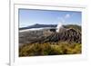 Smoke billowing from Mount Bromo volcano, Java, Indonesia-Paul Williams-Framed Photographic Print