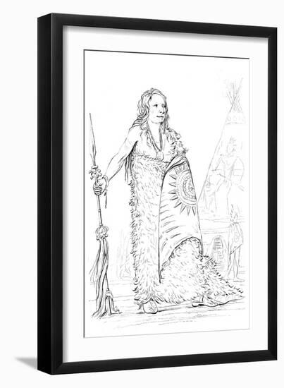 Smoke, Chief of the Ponca Tribe, 1841-Myers and Co-Framed Giclee Print