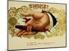 Smoke Cig-null-Mounted Giclee Print